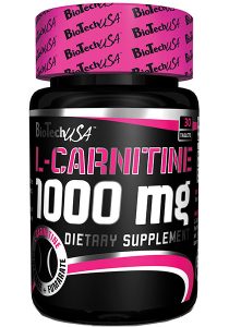 carnitina 1000 mg biotech usa 100 tabletas