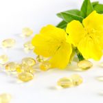 evening primrose and capsules