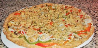 Receta de pizza integral con harina de espelta