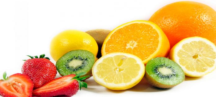 Frutas citricas ricas en vitamina c