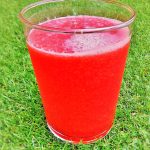 Sandia batido rico en vitaminas