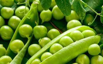 Guisantes fuente de fibra y vitaminas