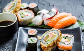 Sushi dieta saludable